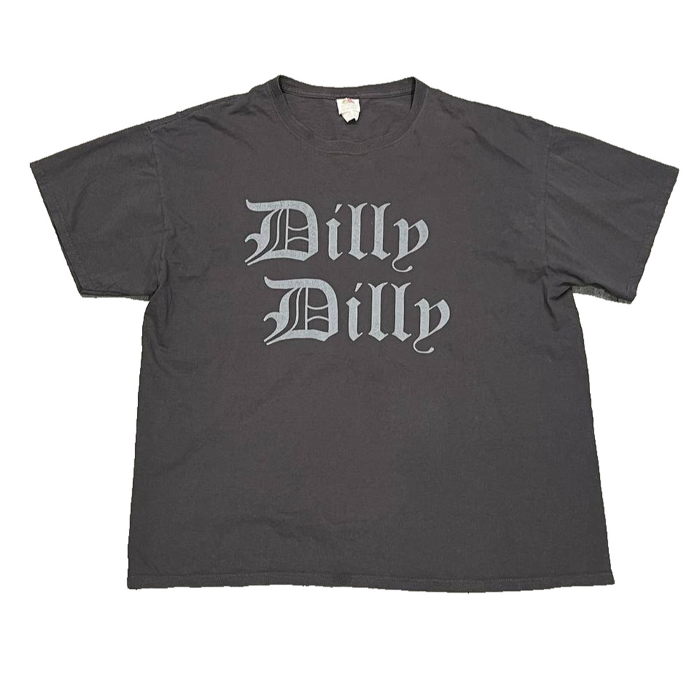 Fruit of the loom Dilly Dilly Shirt Mens XL‎ gray Crew Neck Tee A003980